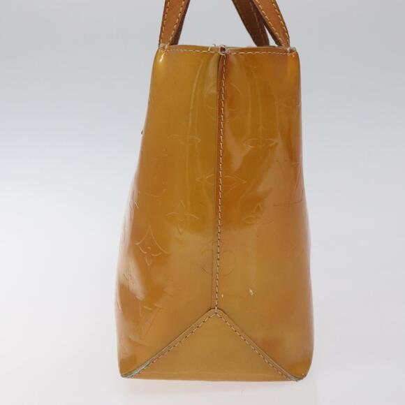 LOUIS VUITTON Monogram Vernis Reade PM Hand Bag Beige M91334 - Picture 4 of 12